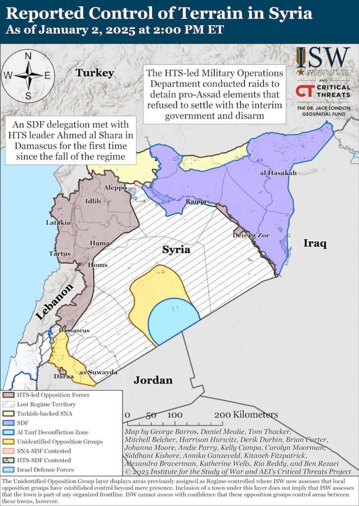 Syria CoT January 2, 2025
